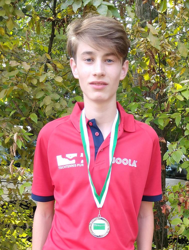 Jakob Hesse gewinnt Silber bei der Landesrangliste des TTVN 2019